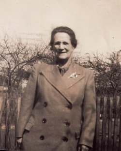 This is my lovely grandmother in
the garden of 74 Shrewsbury Lane. As my
father was a career soldier, we
frequently moved around the country and
abroad joining my father wherever he was
posted. I loved visiting my grandmother,
her home was familiar and welcoming. She
remained at this address for the rest of
her life. She died in 1956. I haven't
been back to Woolwich since.