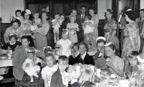 Queen's Coronation Party, 1953 at
Waverly School